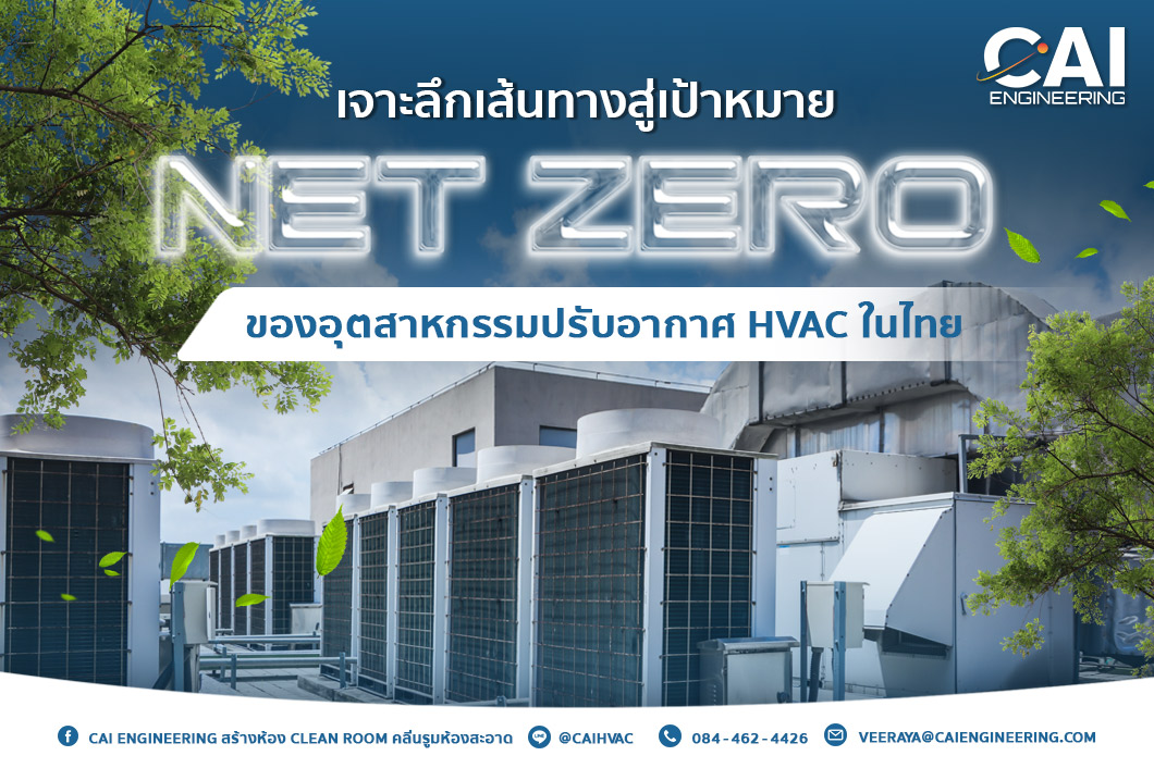 เจาะลึกเส้นทางสู่เป้าหมาย Net Zero ของอุตสาหกรรมปรับอากาศ HVAC ในไทย